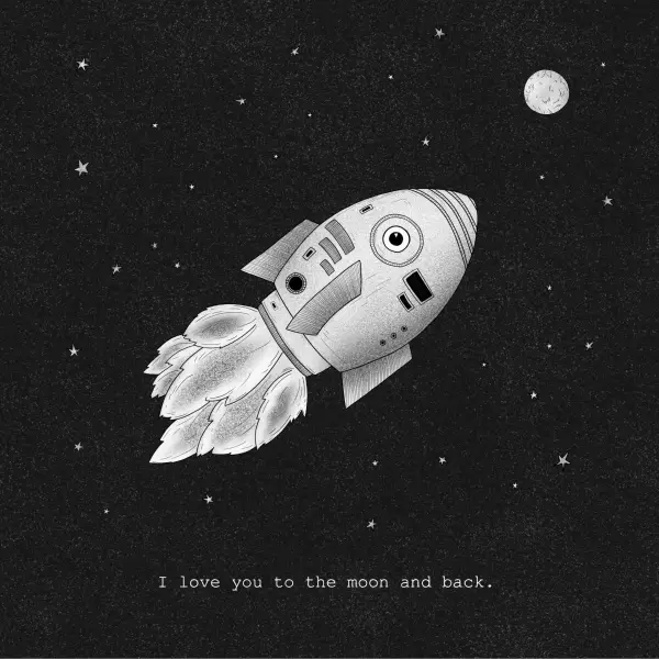 I love you through space and time